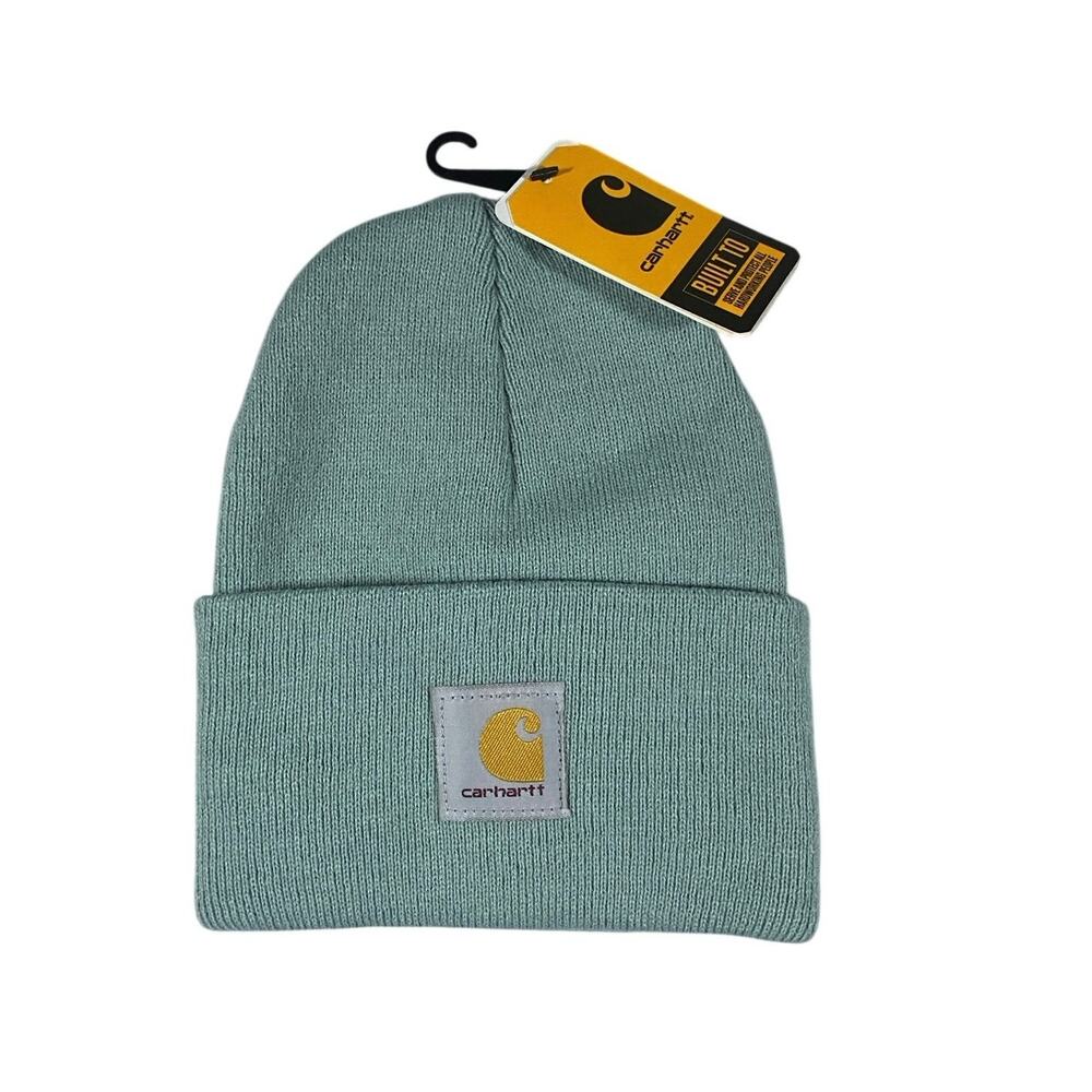 Carhartt Sage Green Knit Cuff Beanie NWT